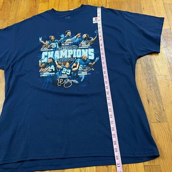Vintage Seattle Seahawks Conference Champions T Shirt Men's XXL - Picture 3 of 4